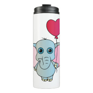 Termo Elefante, naturaleza, globo