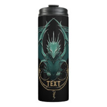 Elegancia del Dragón Verde Vintage