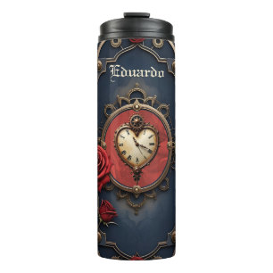 Termo Elegancia Eterna – Corazón de Relojería