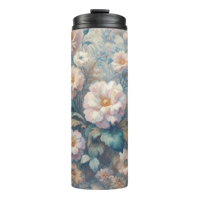 Termo Elegancia floral intemporal: florecimiento clásico (Anverso)