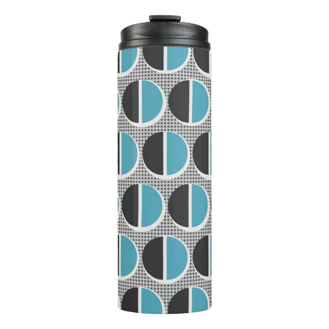 Termo Elegancia Geométrica: Diseño de Patrones Vintage. (Anverso)