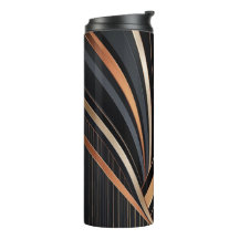 Elegancia geométrica metálica Art Deco
