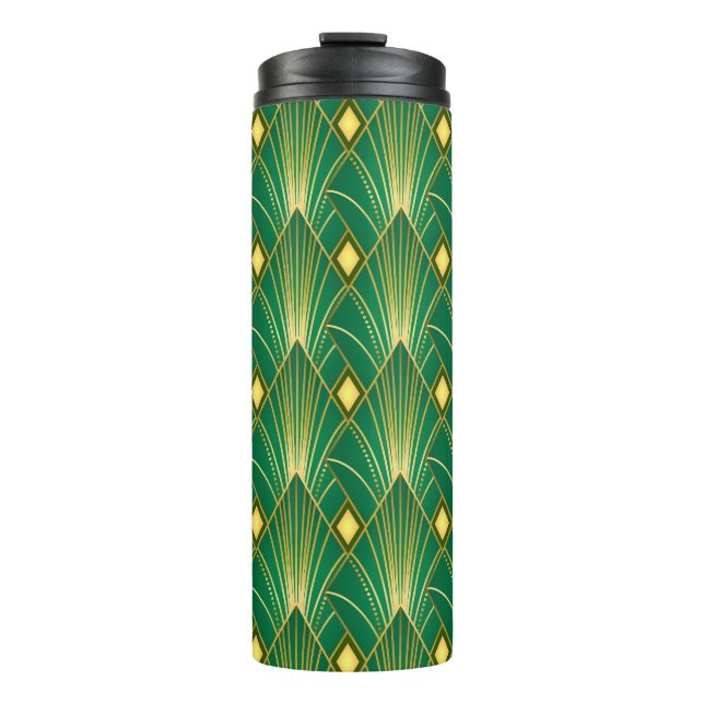 Termo Elegancia oriental: tapiz Art Deco (Anverso)