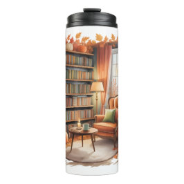 Termo Elegant Fall Bookshelf Bouteilles  — Cozy Curtain