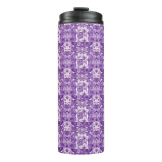 Termo Elegant floral pattern in purple tones