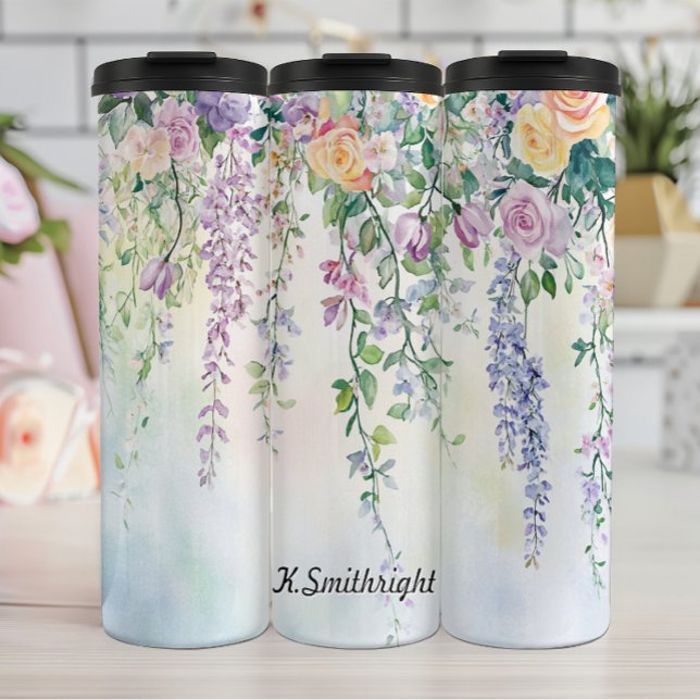 Termo Elegante arreglo floral colgante (Subido por el creador)
