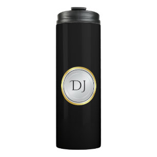 Termo Elegante aspecto profesional con monograma