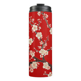 Termo Elegante ciruela roja