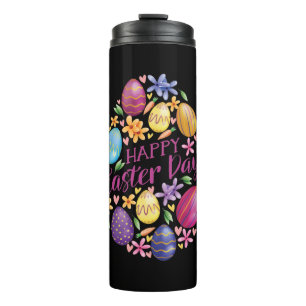 Termo Elegante Egg Feliz Día de Pascua