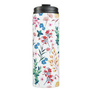 Termo Elegante Jardín floreciente floral en tracción a m