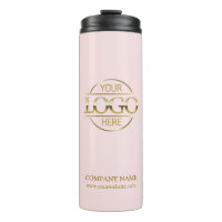 Elegante Logotipo de empresa promocional rosa