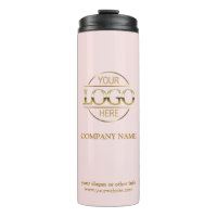 Elegante Logotipo de empresa promocional rosa
