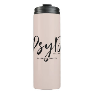 Termo Elegante Médico de Psicología en PsyD