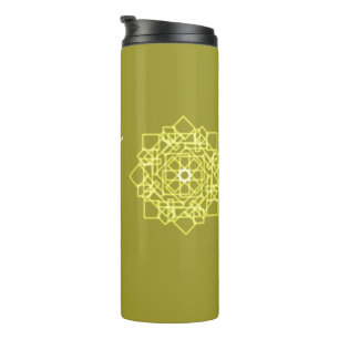 Termo Elegante minimalista simple gradiente geométrico o