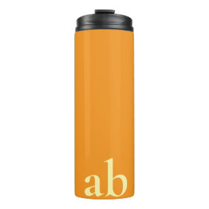 TERMO ELEGANTE MODERNO VIAJE AL GIMNASIO NARANJA CON NOM