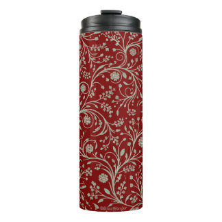 Termo Elegante patrón floral botánico – Naturaleza minim