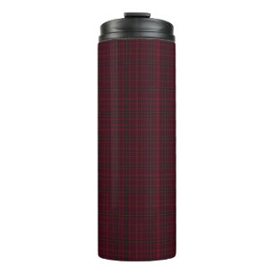 Termo Elegante Tartán Burgundy