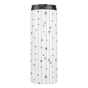 Termo Elegante Taza de Viaje de Estrellas Celestiales y 