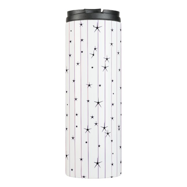 Termo Elegante Taza de Viaje de Estrellas Celestiales y  (Reverso)