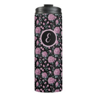 Elegante Tumbler termal morado con inicio