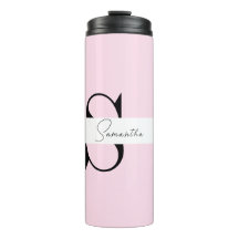 Elegante Tumbler termal personalizado del Pastel R