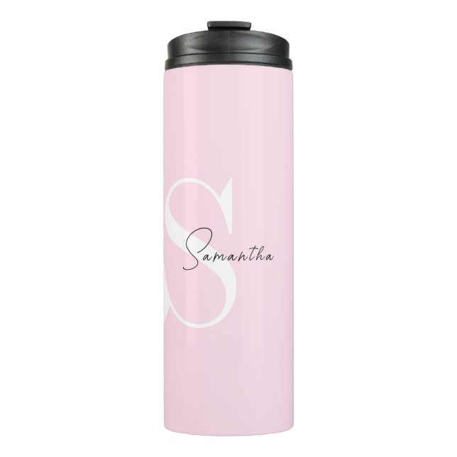 Termo Elegante Tumbler termal personalizado del Pastel R (Anverso)