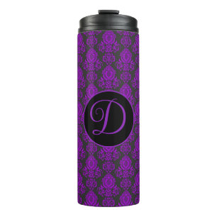 Termo Elegante, vintage, victoriano Damask personalizado