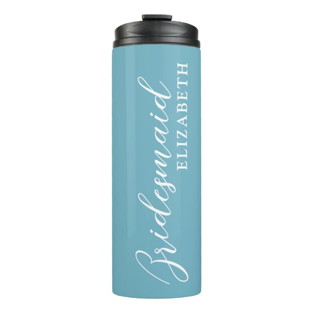 Termo Elegante y personalizada dama de honor (Anverso)