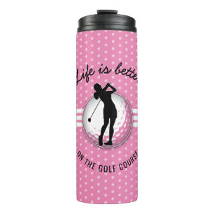 Termo Elegantes mujeres diseño de golf