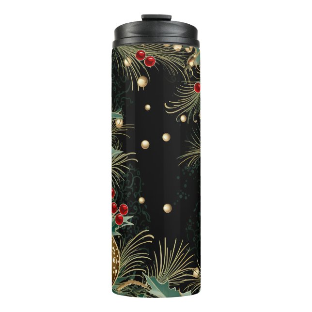 Termo Elegantes Navidades Viajan Mug - Copa Termal de Va (Anverso)