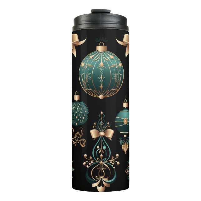 Termo Elegantes Navidades Viajan Mug - Copa Termal de Va (Anverso)