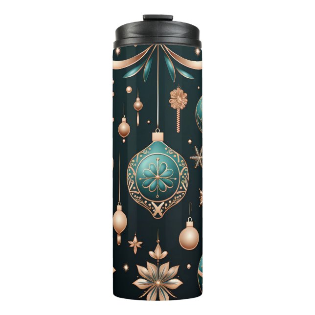 Termo Elegantes Navidades Viajan Mug - Copa Termal de Va (Anverso)