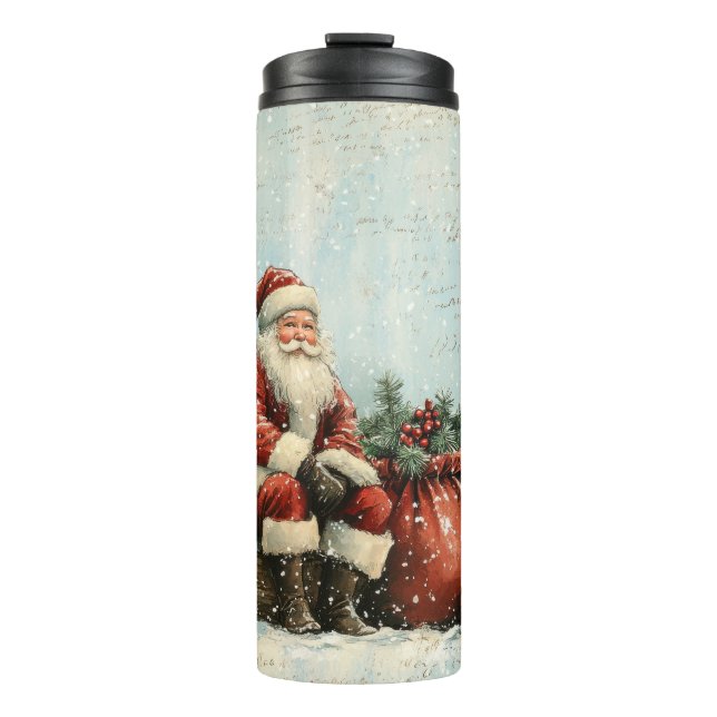 Termo Elegantes Navidades Viajan Mug - Copa Termal de Va (Anverso)