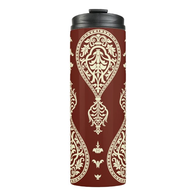 Termo Elementos de vintage en un fondo oscuro (Anverso)