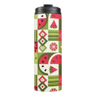 Termo Elementos decorativos de la sandía Impresión de ar