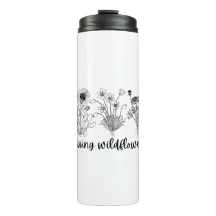 Termo Elevar las flores silvestres
