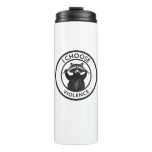 Termo Elijo Violencia Graciosa Raccoon