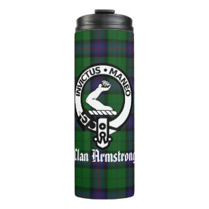 Termo Emblema de Clan Armstrong y Tartán