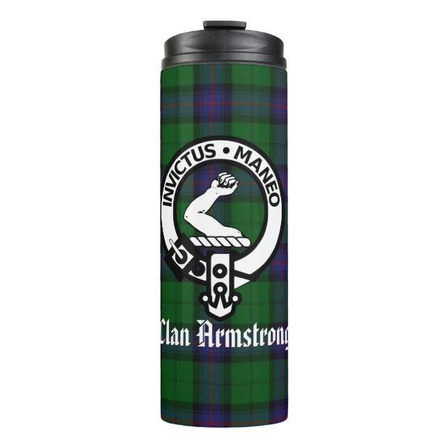 Termo Emblema de Clan Armstrong y Tartán (Anverso)