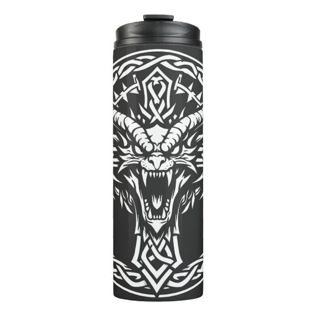 Termo Emblema de Dragón Celta por BurnsInHell (Anverso)