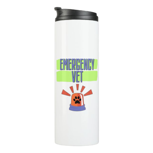 Termo Emergency Vet – Veterinary Emergency Design (Rotado hacia la derecha)