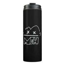 Termo emoji de cara divertida de meh