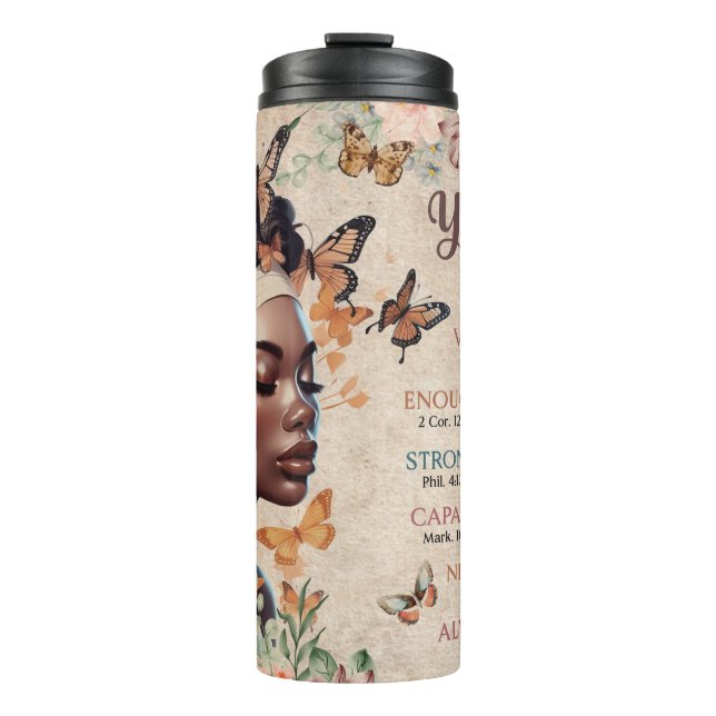 Termo Empoderar a las mujeres afroamericanas (Anverso)