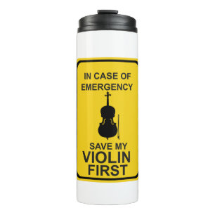 Termo En funda de emergencia salve primero mi violín
