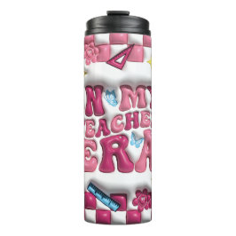 Termo En mi época de profesor, burbuja puffy tumbler 3D
