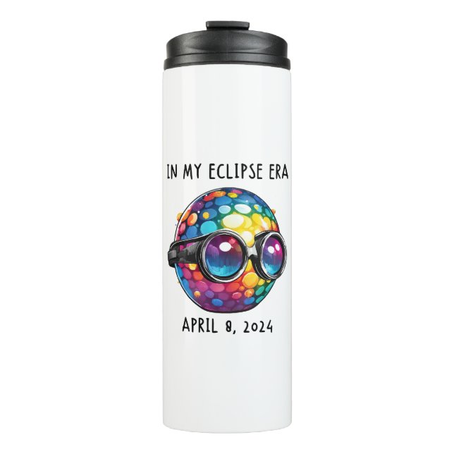 Termo En Mi Era De Eclipse Solar 2024 (Anverso)