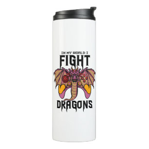 Termo En mi mundo lucho contra los dragones