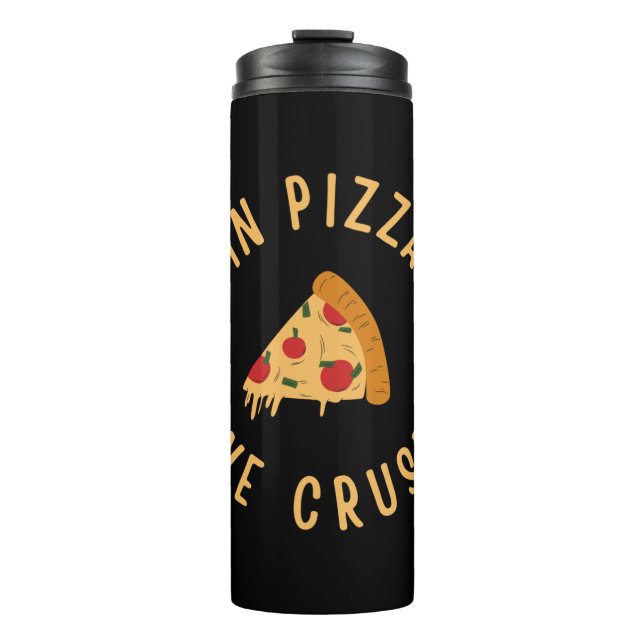 Termo En Pizza Corremos (Anverso)