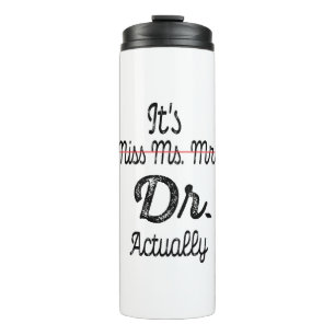 Termo En realidad es la Srta. Dra. Médica de Graduació