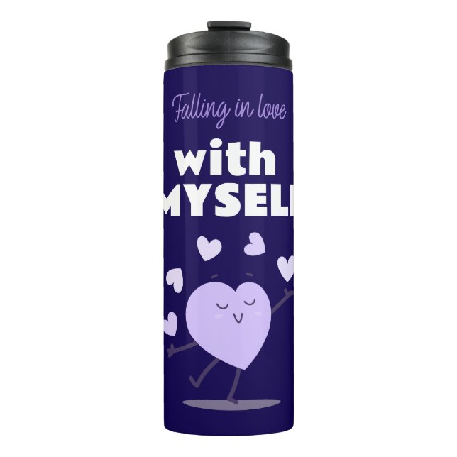 Termo Enamorándose de mí mismo (Anverso)